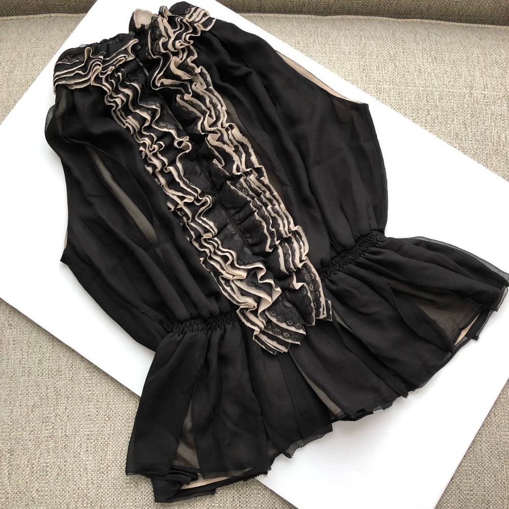 Robert Rodriguez Ruffle Blouse